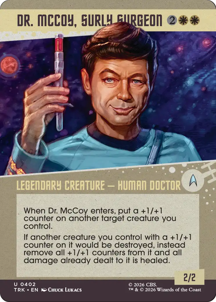 Dr. McCoy, Surly Surgeon (Showcase) [Star Trek] | Black Swamp Games