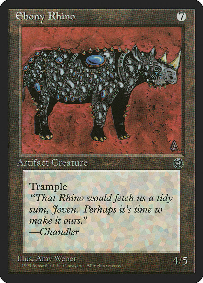 Ebony Rhino [Homelands] | Black Swamp Games
