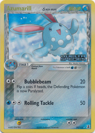 Azumarill (19/113) (Delta Species) (Stamped) [EX: Delta Species] | Black Swamp Games