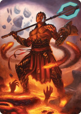 Koth, Fire of Resistance Art Card [Phyrexia: All Will Be One Art Series] | Black Swamp Games