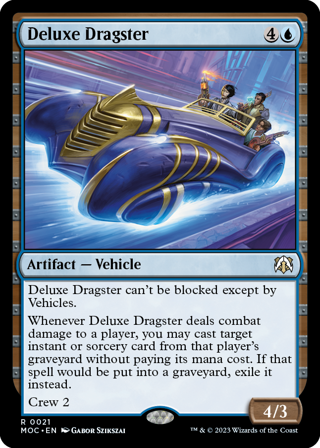 Deluxe Dragster [March of the Machine Commander] | Black Swamp Games