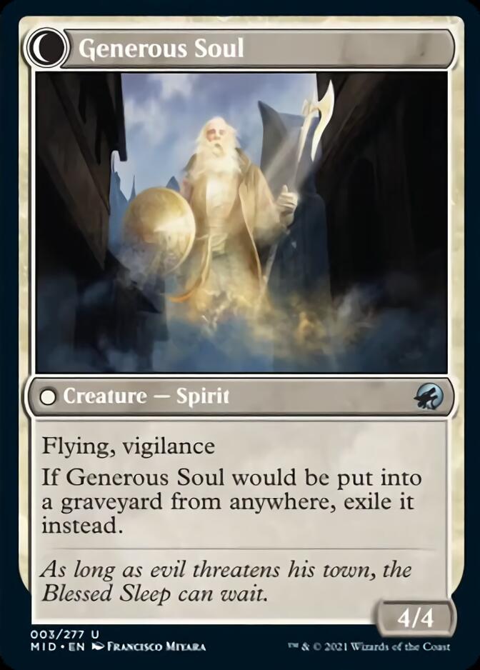 Beloved Beggar // Generous Soul [Innistrad: Midnight Hunt] | Black Swamp Games