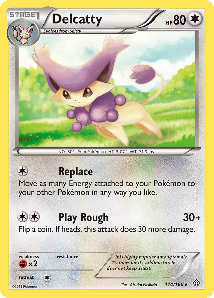 Delcatty (114/160) [XY: Primal Clash] | Black Swamp Games