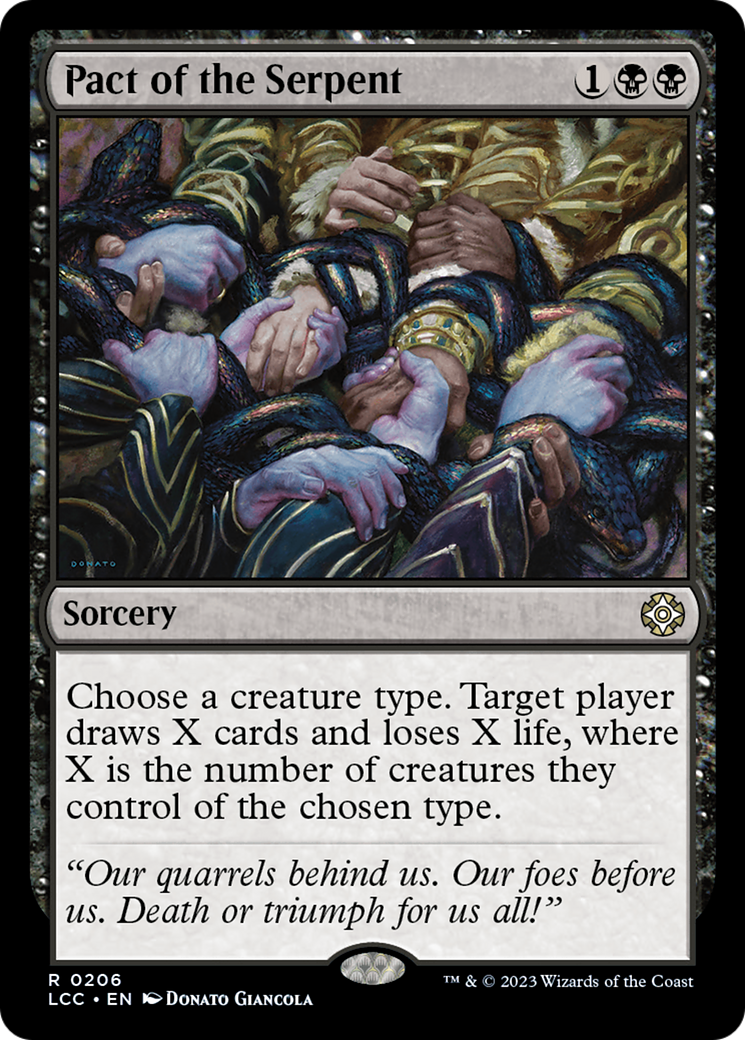 Pact of the Serpent [The Lost Caverns of Ixalan Commander] | Black Swamp Games