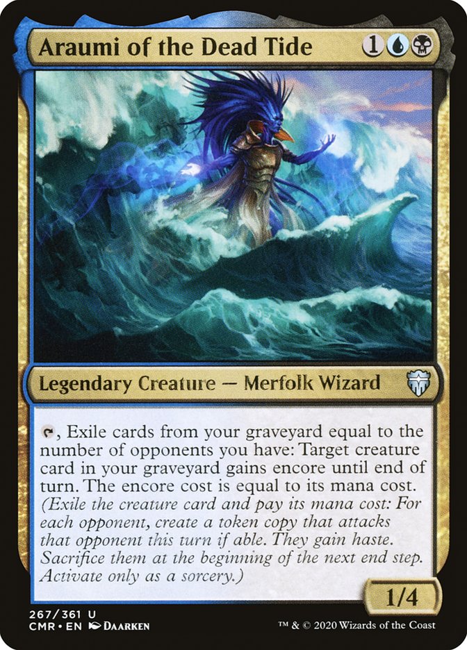 Araumi of the Dead Tide [Commander Legends] | Black Swamp Games