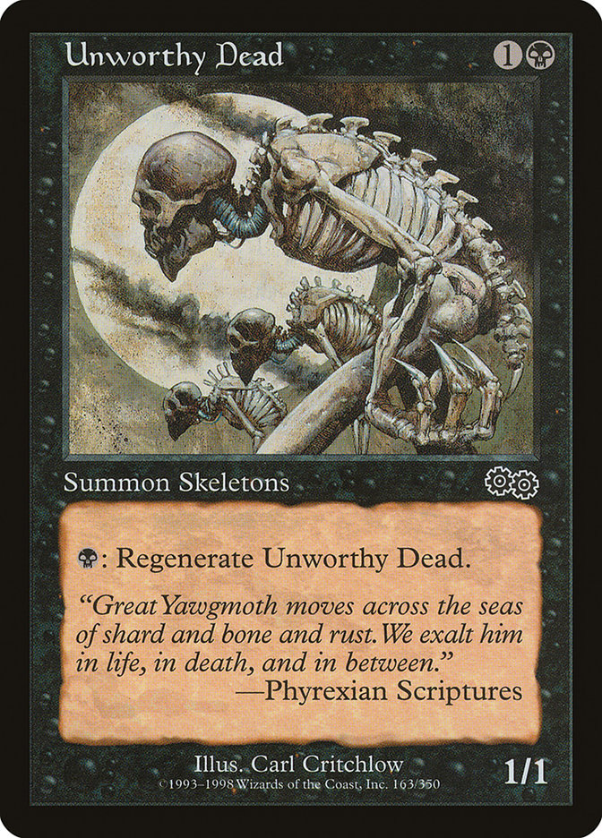 Unworthy Dead [Urza's Saga] | Black Swamp Games