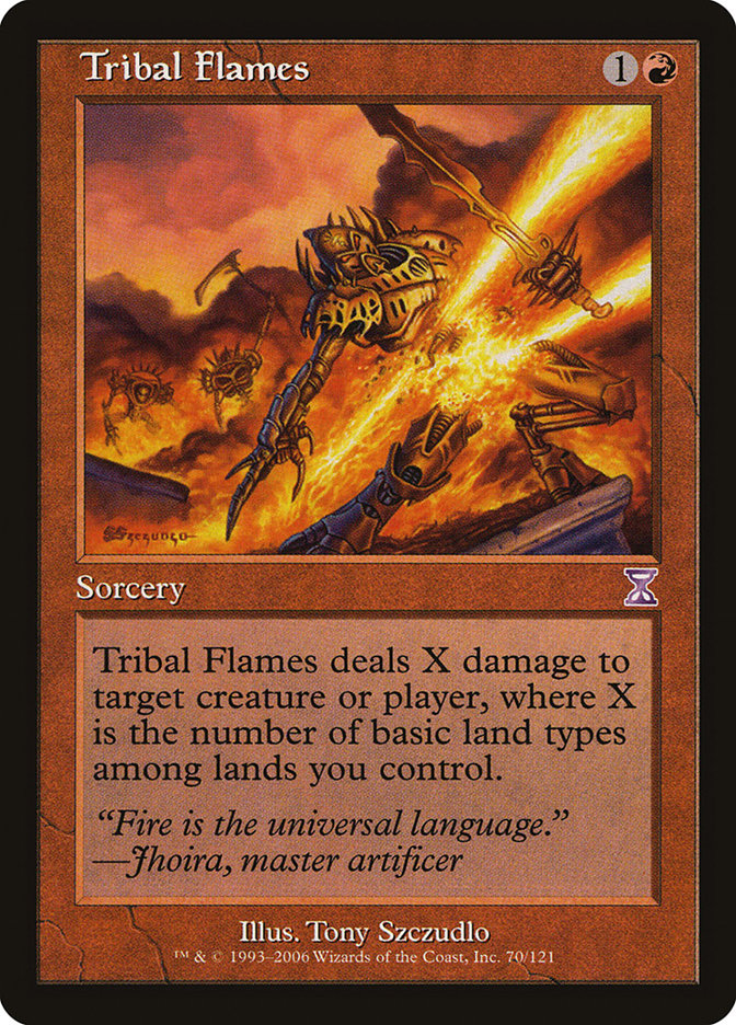 Tribal Flames [Time Spiral Timeshifted] | Black Swamp Games