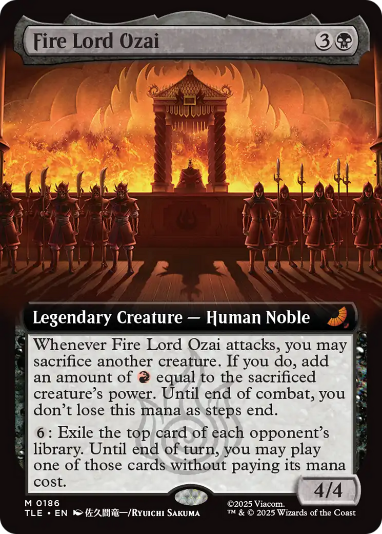 Fire Lord Ozai (Extended Art) [Avatar: The Last Airbender: Eternal-Legal] | Black Swamp Games