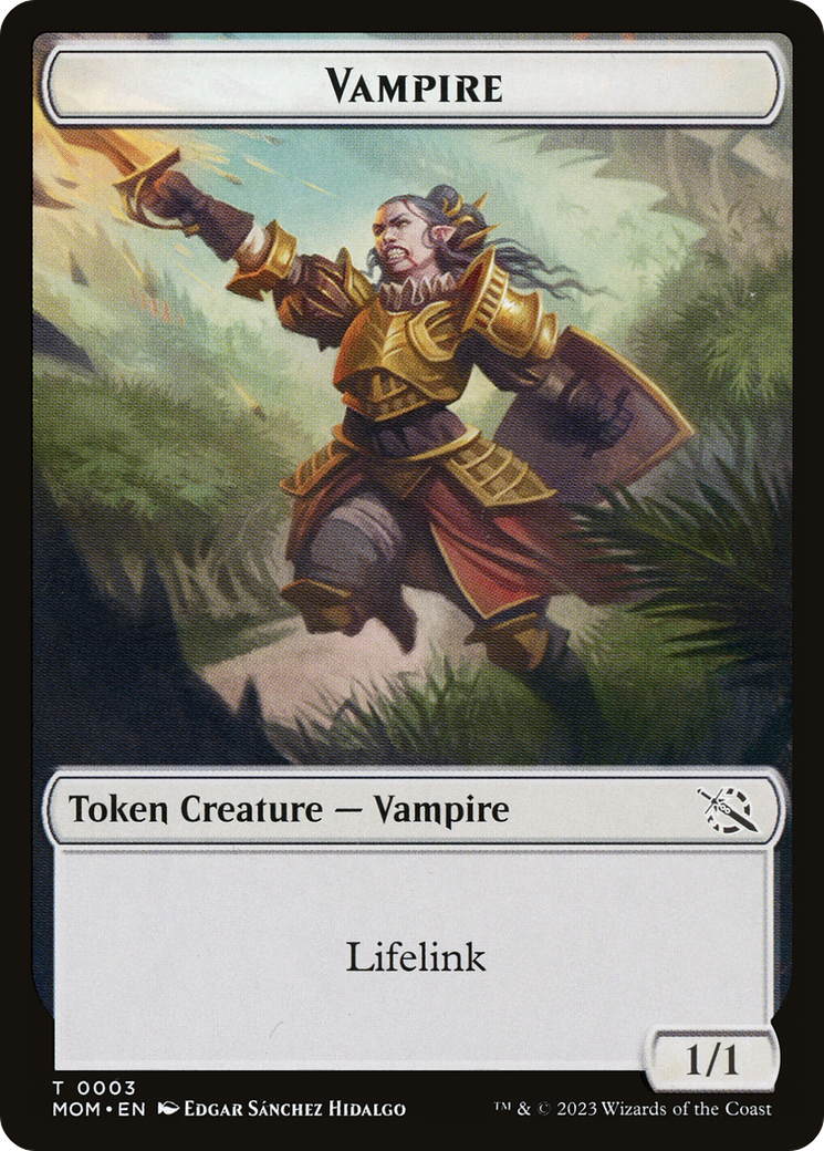 Vampire // Horse Double-Sided Token [The List] | Black Swamp Games