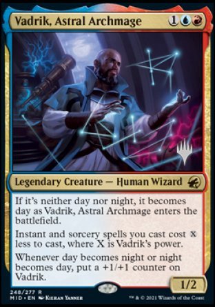 Vadrik, Astral Archmage (Promo Pack) [Innistrad: Midnight Hunt Promos] | Black Swamp Games