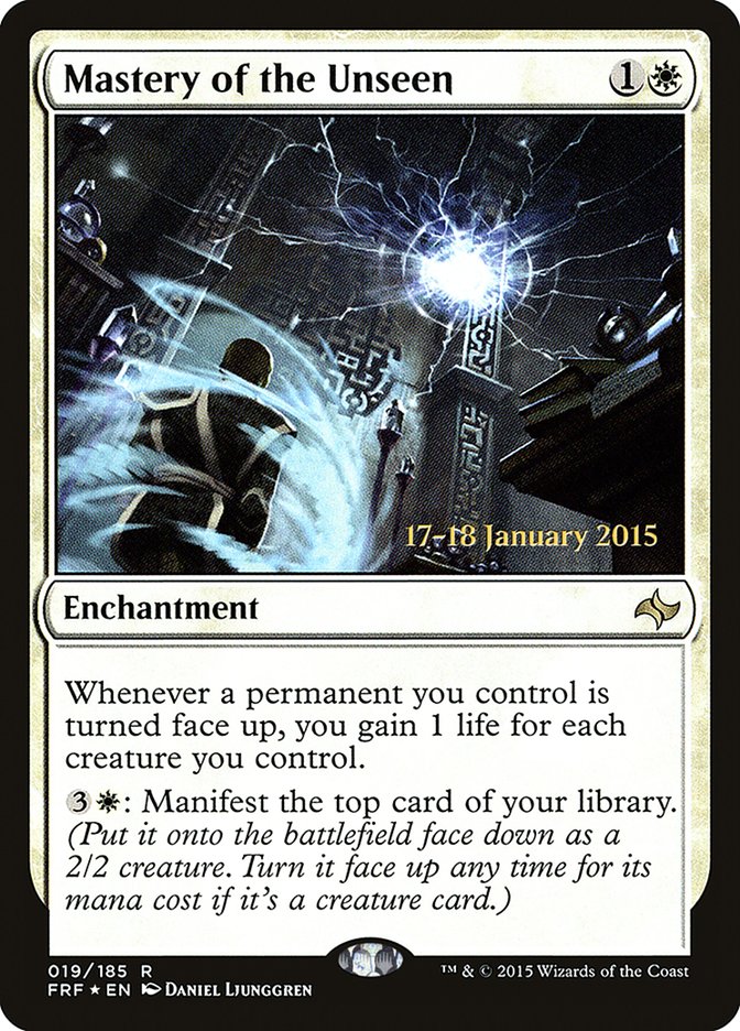 Mastery of the Unseen [Fate Reforged Prerelease Promos] | Black Swamp Games
