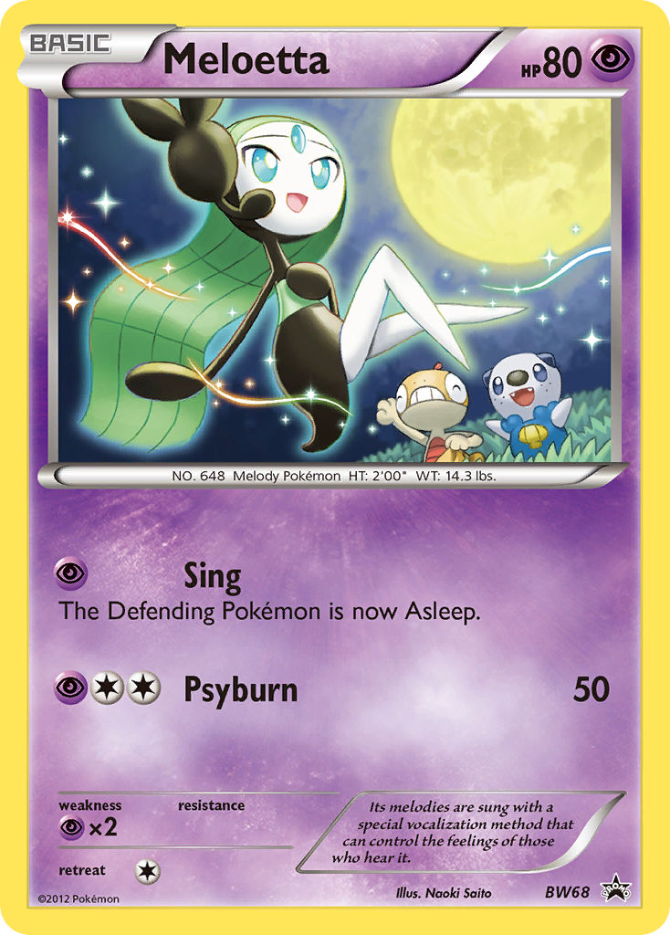 Meloetta (BW68) [Black & White: Black Star Promos] | Black Swamp Games