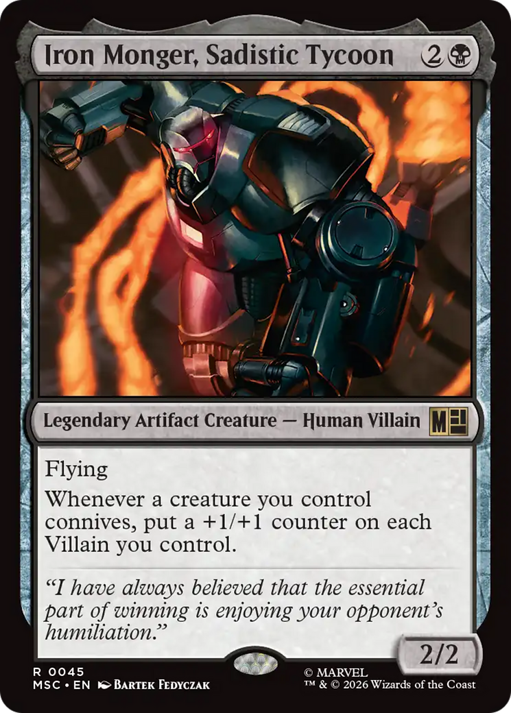 Iron Monger, Sadistic Tycoon [Marvel Super Heroes Commander] | Black Swamp Games
