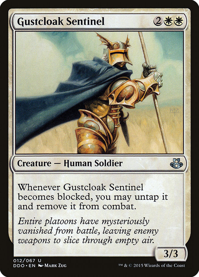 Gustcloak Sentinel [Duel Decks: Elspeth vs. Kiora] | Black Swamp Games