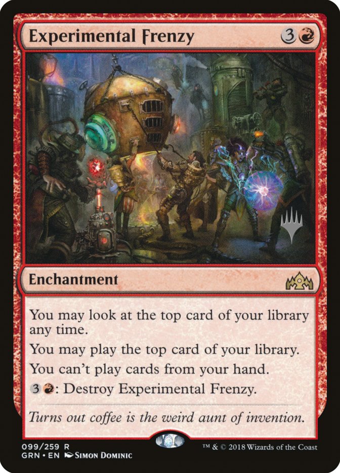 Experimental Frenzy (Promo Pack) [Guilds of Ravnica Promos] | Black Swamp Games
