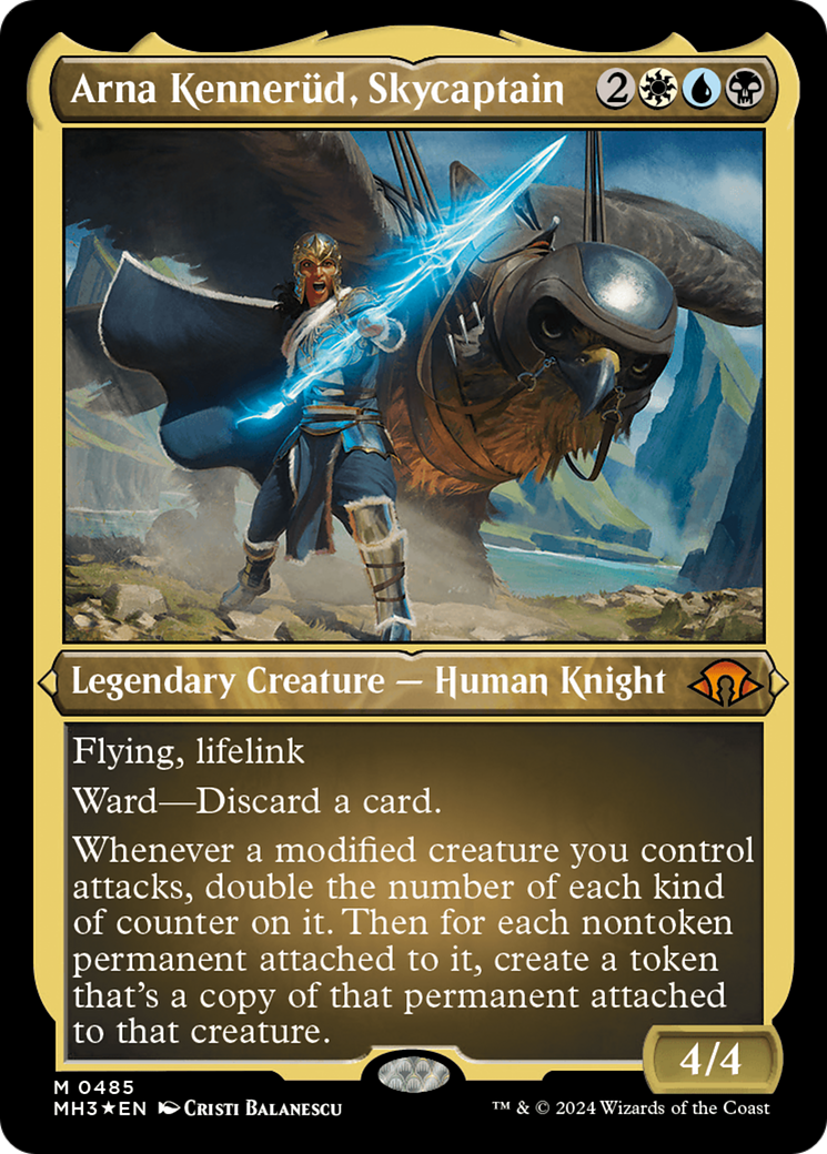 Arna Kennerud, Skycaptain (Foil Etched) [Modern Horizons 3] | Black Swamp Games