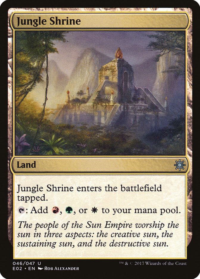 Jungle Shrine [Explorers of Ixalan] | Black Swamp Games