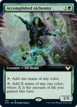 Accomplished Alchemist (Extended Art) [Strixhaven: School of Mages] | Black Swamp Games