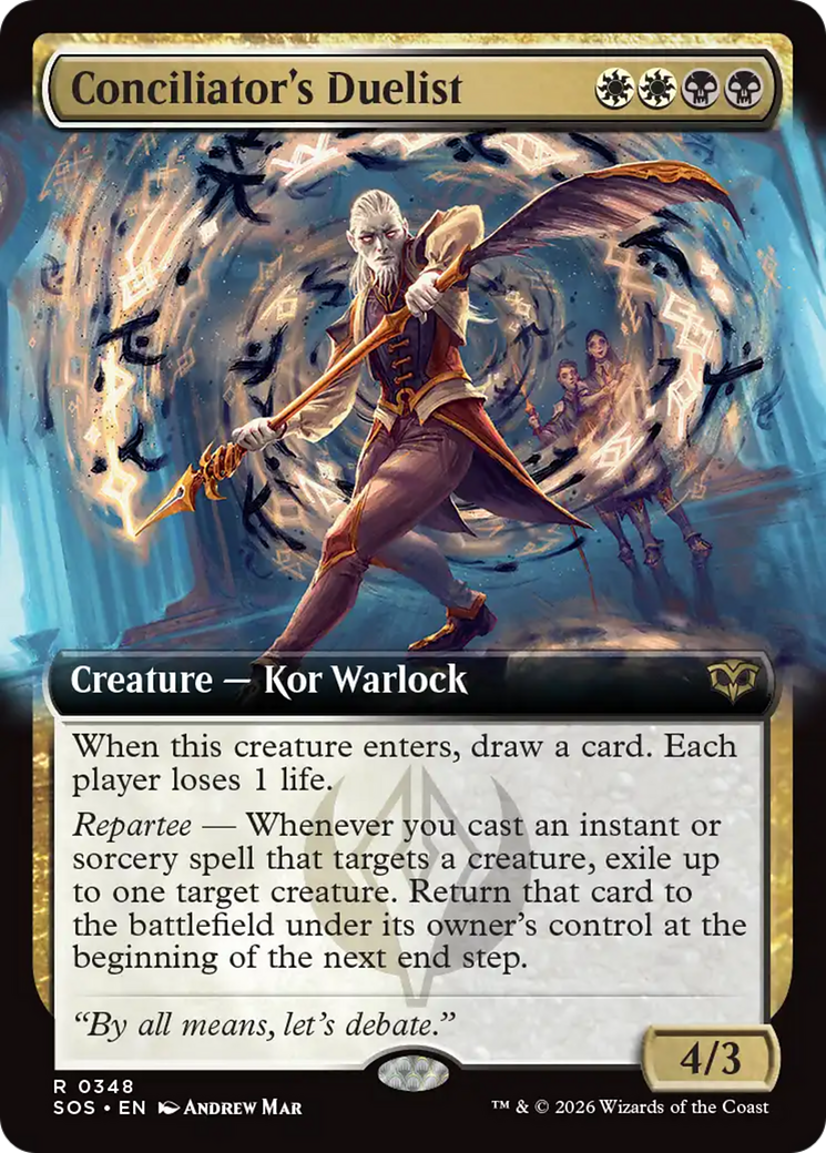 Conciliator's Duelist (Extended Art) [Secrets of Strixhaven] | Black Swamp Games
