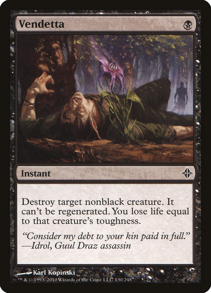 Vendetta [Rise of the Eldrazi] | Black Swamp Games