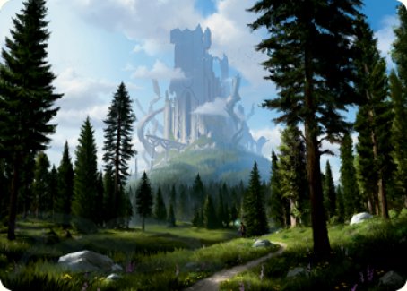Forest (278) Art Card [Dungeons & Dragons: Adventures in the Forgotten Realms Art Series] | Black Swamp Games