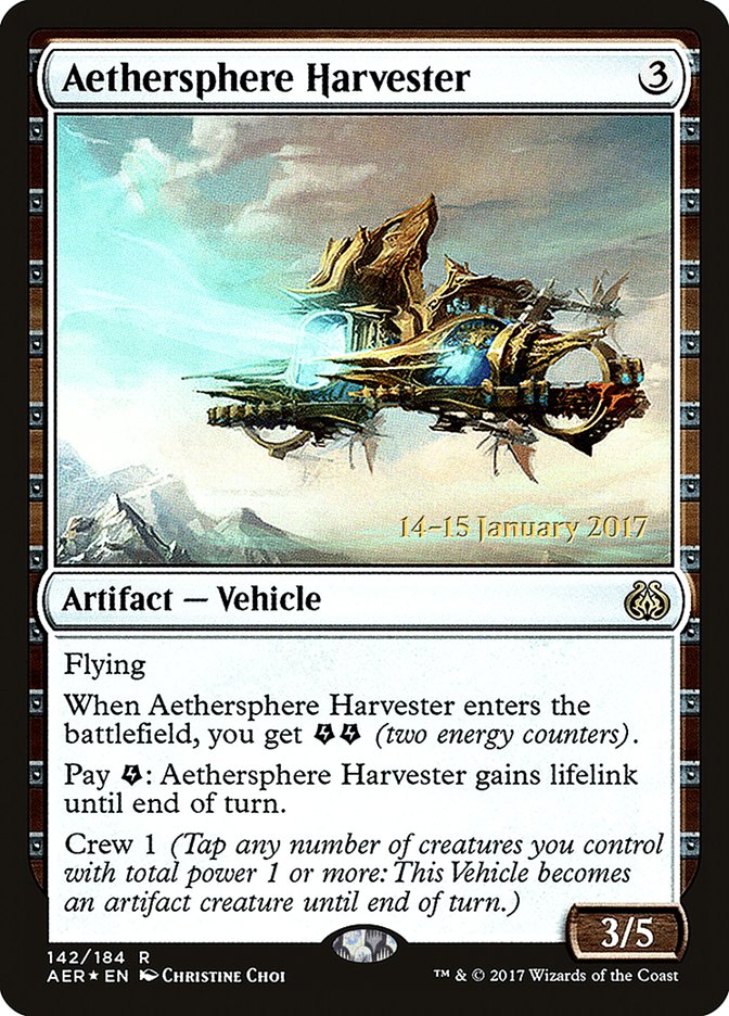 Aethersphere Harvester [Aether Revolt Prerelease Promos] | Black Swamp Games