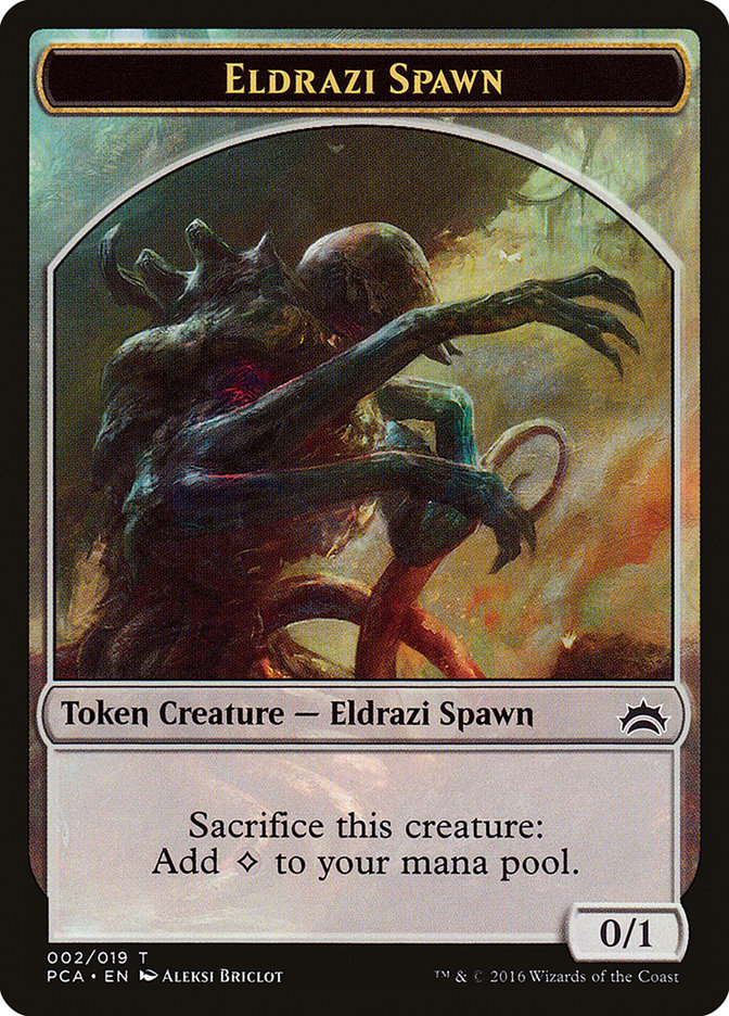 Eldrazi Spawn Token (002/019) [Planechase Anthology Tokens] | Black Swamp Games