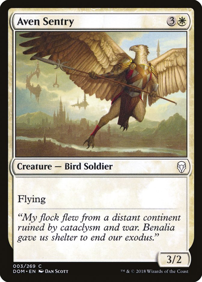 Aven Sentry [Dominaria] | Black Swamp Games