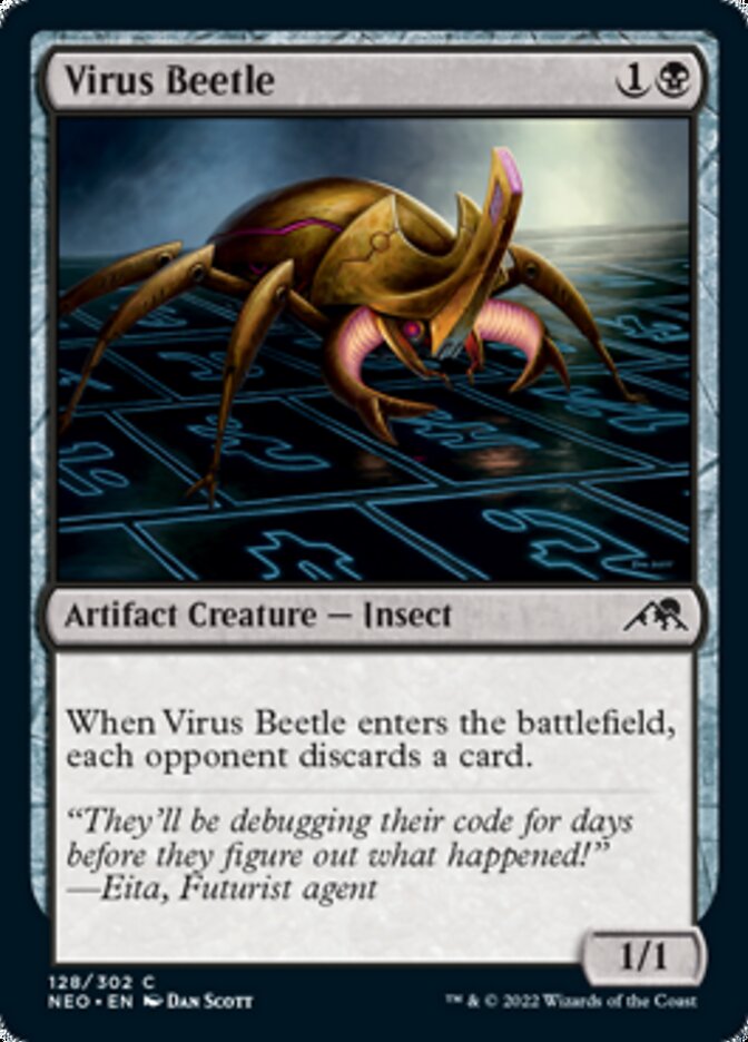 Virus Beetle [Kamigawa: Neon Dynasty] | Black Swamp Games