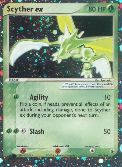 Scyther ex (102/109) [EX: Ruby & Sapphire] | Black Swamp Games