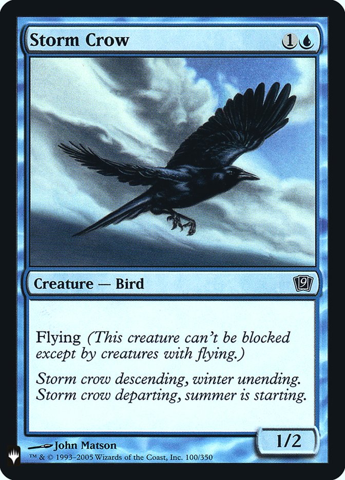 Storm Crow [Mystery Booster] | Black Swamp Games