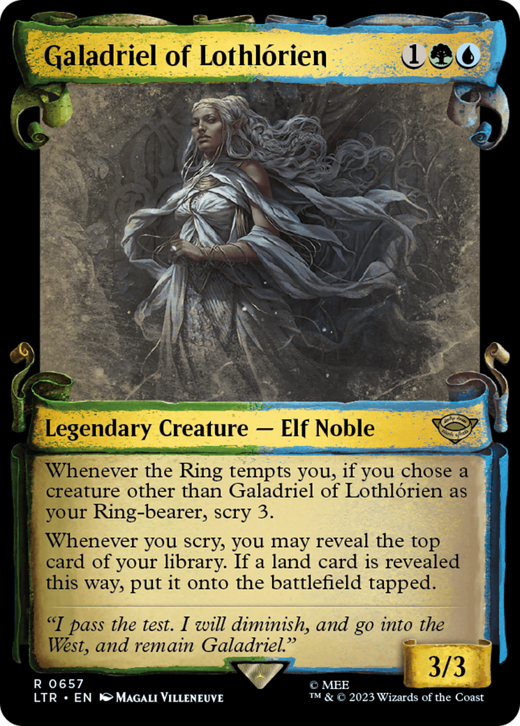 Galadriel of Lothlorien [The Lord of the Rings: Tales of Middle-Earth Showcase Scrolls] | Black Swamp Games