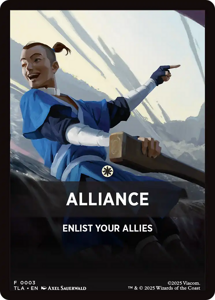 Alliance Theme Card [Avatar: The Last Airbender Tokens] | Black Swamp Games