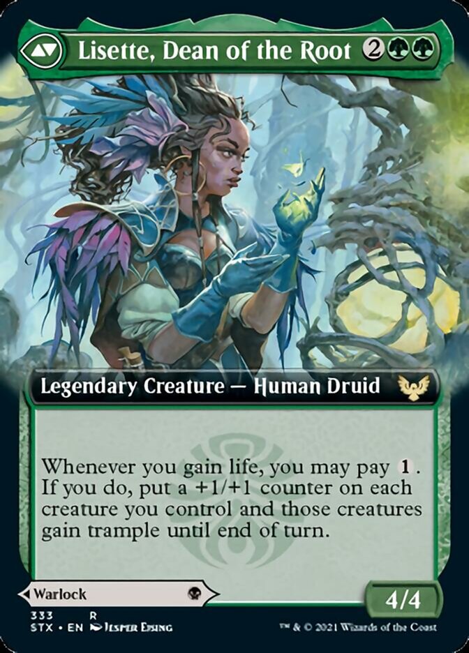 Valentin, Dean of the Vein // Lisette, Dean of the Root (Extended Art) [Strixhaven: School of Mages] | Black Swamp Games
