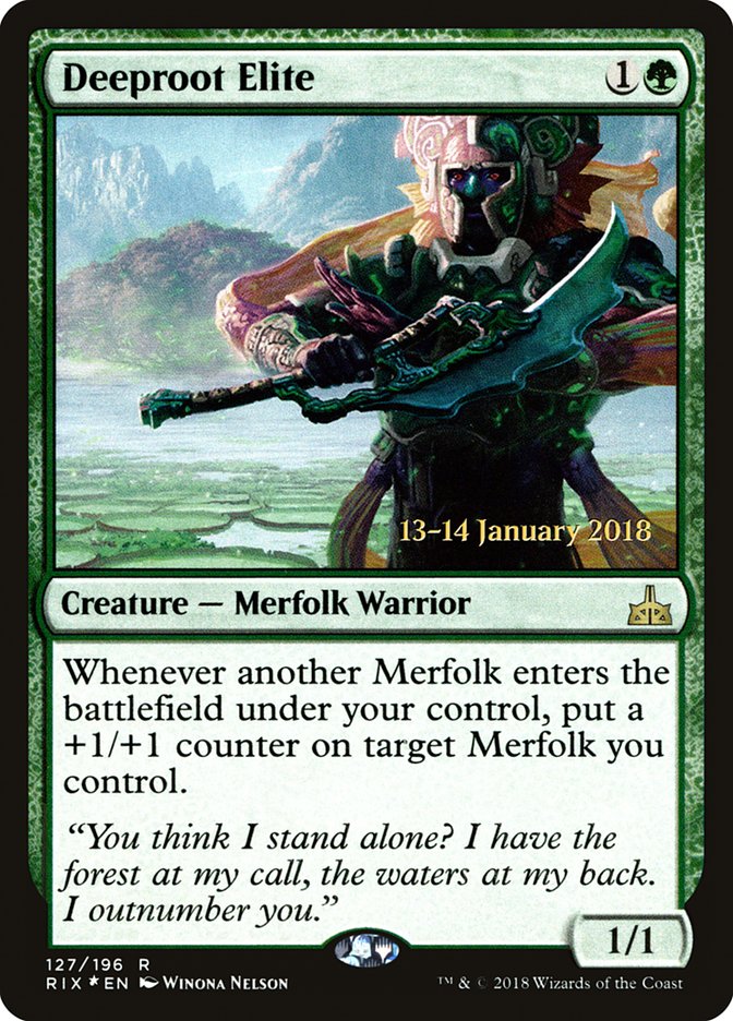 Deeproot Elite [Rivals of Ixalan Prerelease Promos] | Black Swamp Games
