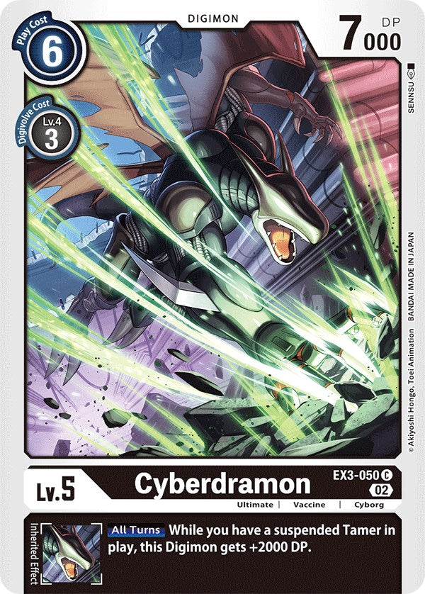 Cyberdramon [EX3-050] [Draconic Roar] | Black Swamp Games