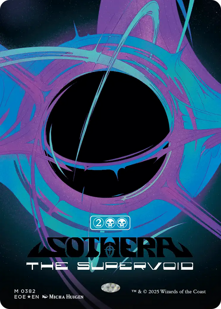Sothera, the Supervoid (Singularity Foil) [Edge of Eternities] | Black Swamp Games