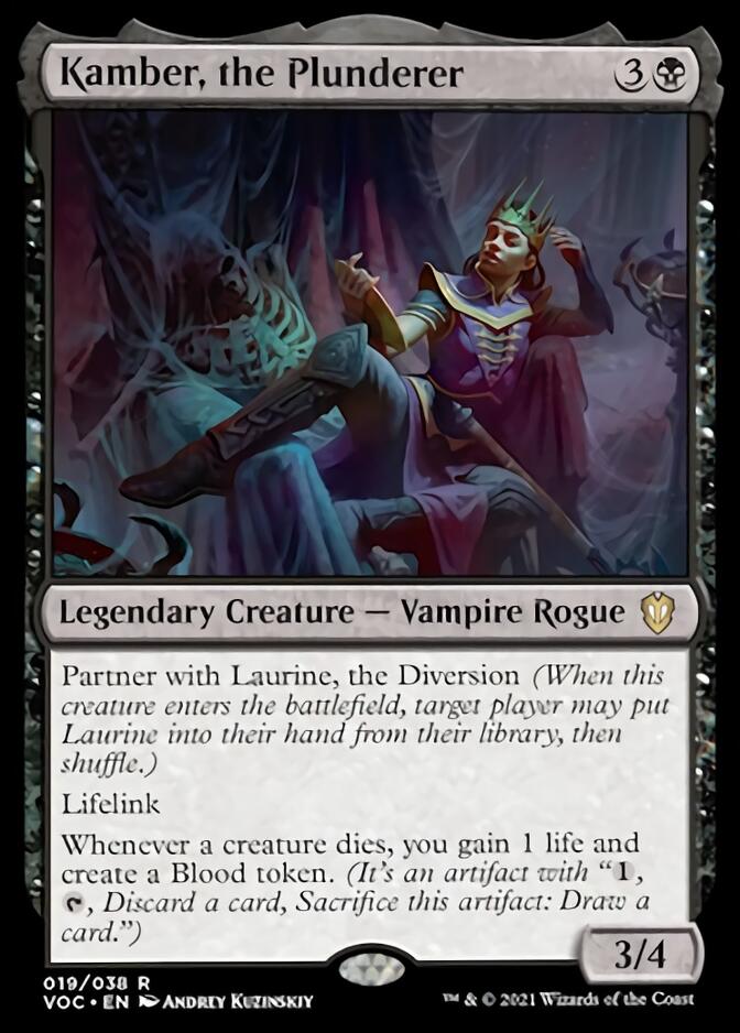 Kamber, the Plunderer [Innistrad: Crimson Vow Commander] | Black Swamp Games
