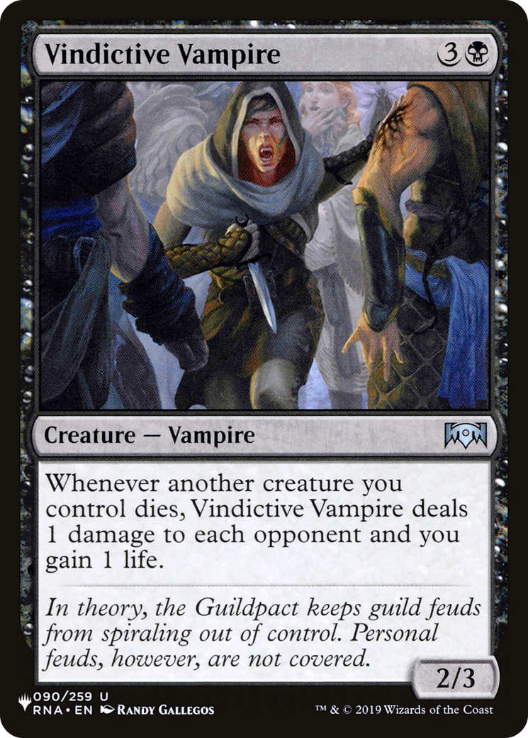 Vindictive Vampire [The List Reprints] | Black Swamp Games