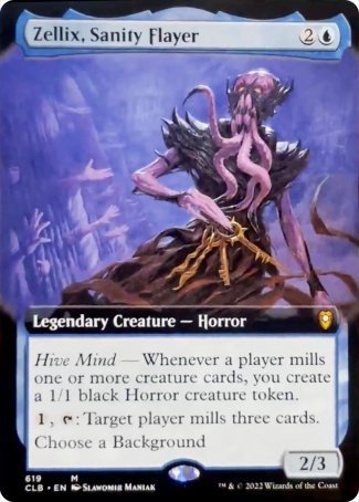 Zellix, Sanity Flayer (Extended Art) [Commander Legends: Battle for Baldur's Gate] | Black Swamp Games