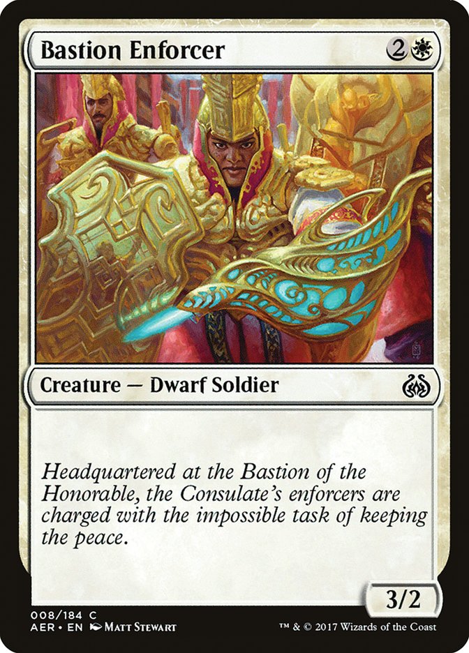 Bastion Enforcer [Aether Revolt] | Black Swamp Games