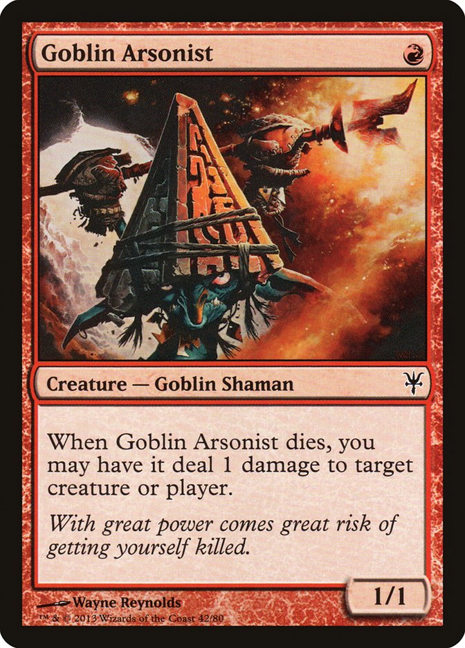 Goblin Arsonist [Duel Decks: Sorin vs. Tibalt] | Black Swamp Games