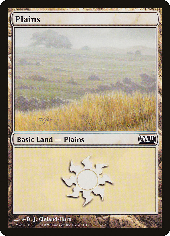 Plains (232) [Magic 2011] | Black Swamp Games