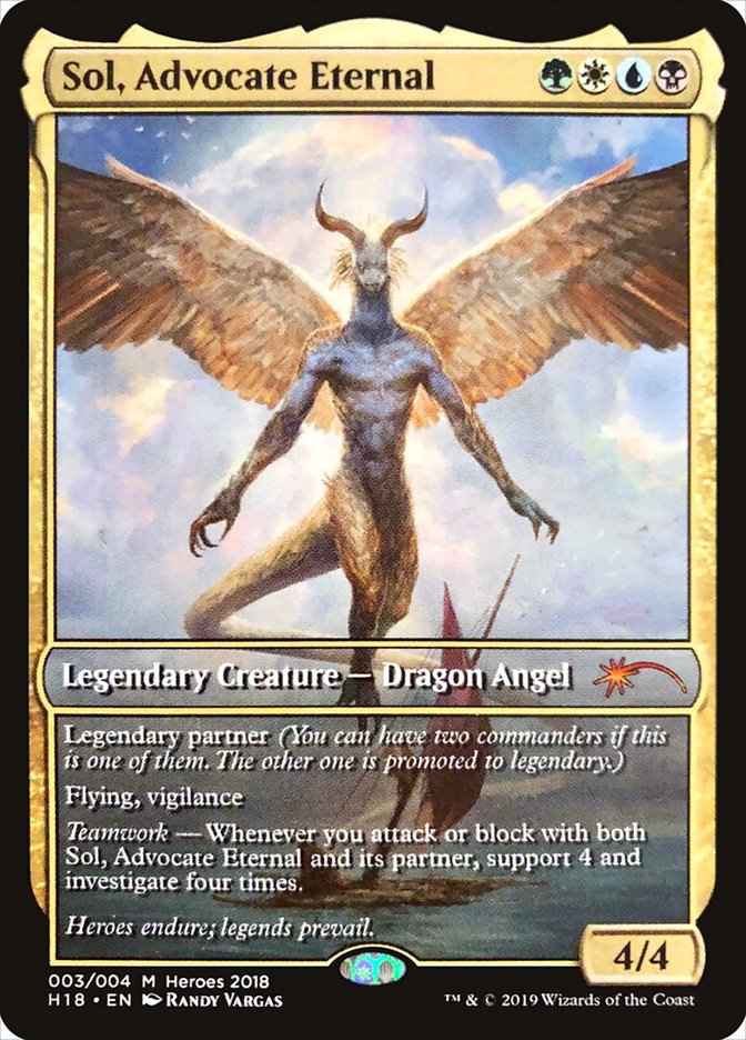 Sol, Advocate Eternal [Heroes of the Realm 2018] | Black Swamp Games