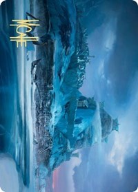 Port of Karfell Art Card (Gold-Stamped Signature) [Kaldheim Art Series] | Black Swamp Games