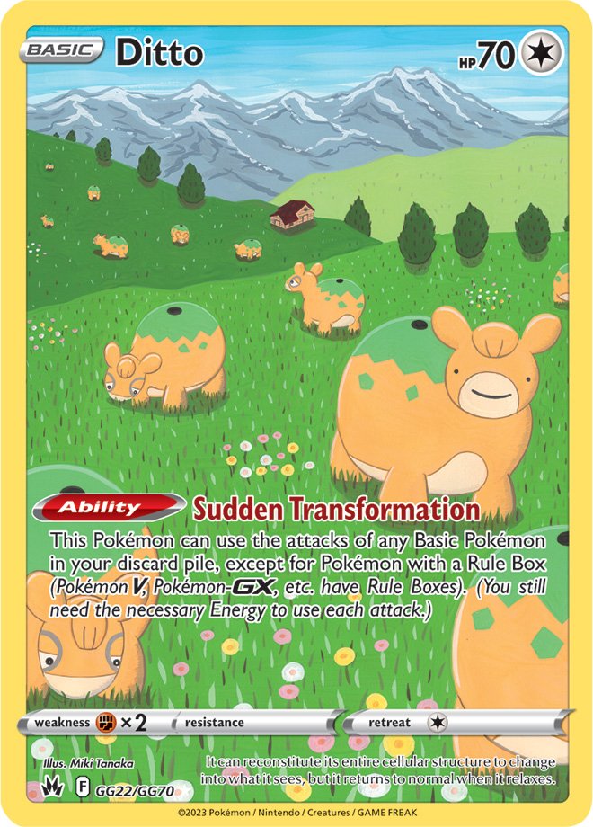 Ditto (GG22/GG70) [Sword & Shield: Crown Zenith] | Black Swamp Games