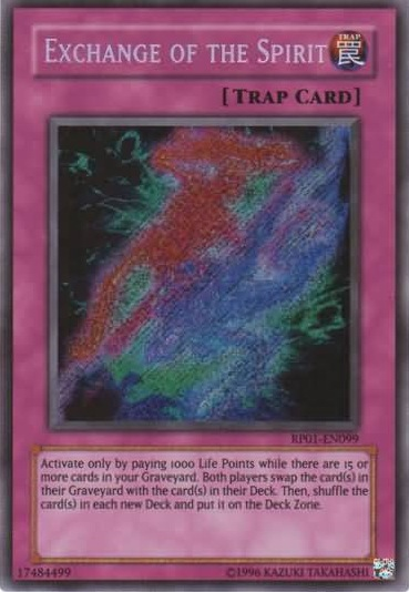 Exchange of the Spirit [RP01-EN099] Secret Rare | Black Swamp Games