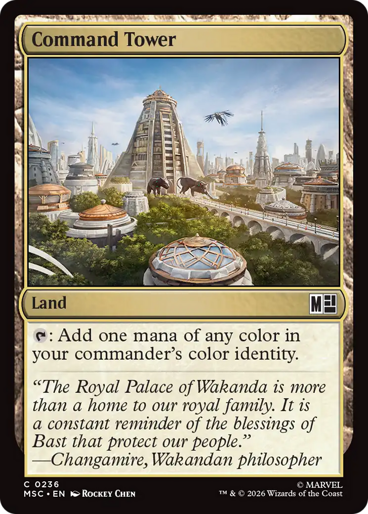 Command Tower (0236) (Surge Foil) [Marvel Super Heroes Commander] | Black Swamp Games