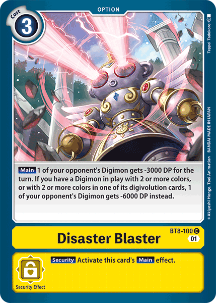 Disaster Blaster [BT8-100] [New Awakening] | Black Swamp Games