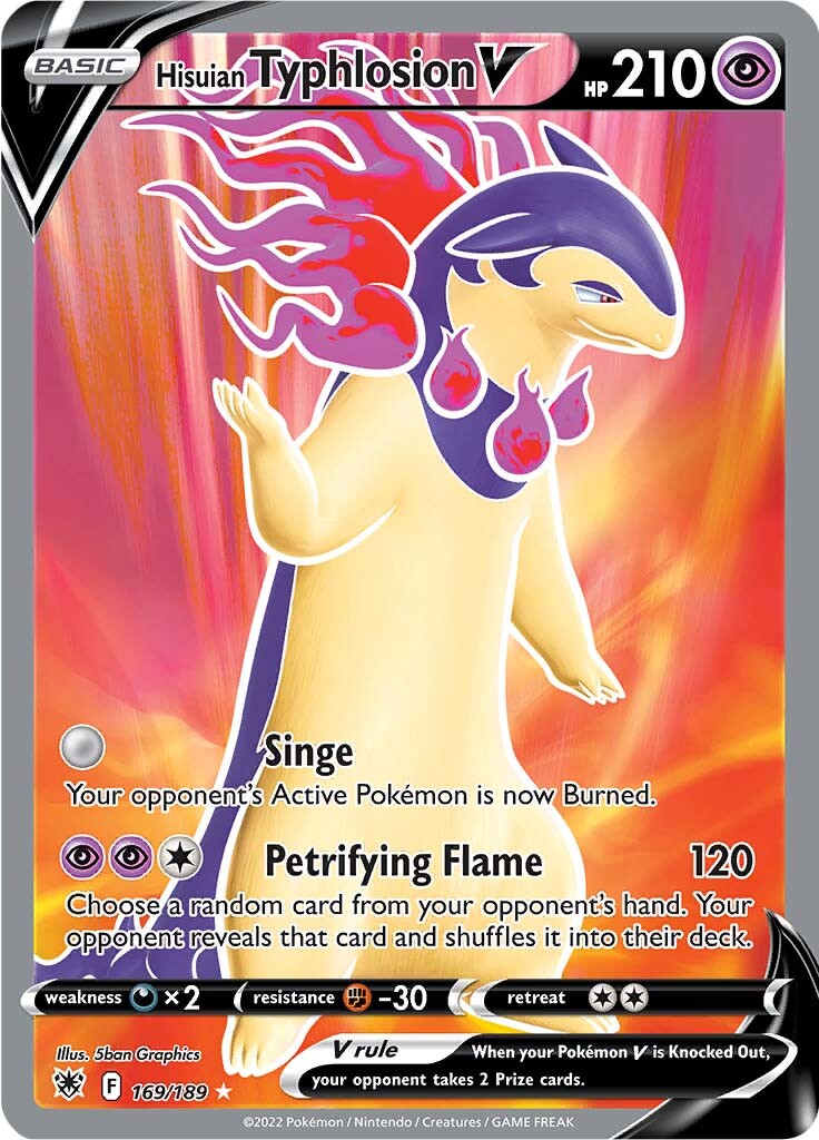 Hisuian Typhlosion V (169/189) [Sword & Shield: Astral Radiance] | Black Swamp Games